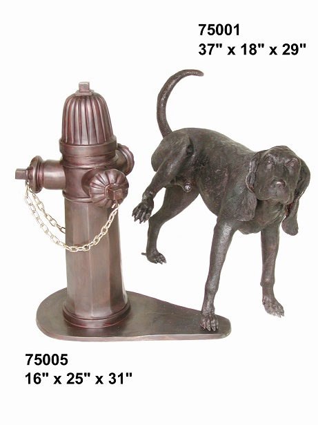 Bronze Dog Peeing Fountain Bronze Dog Peeing Fountain